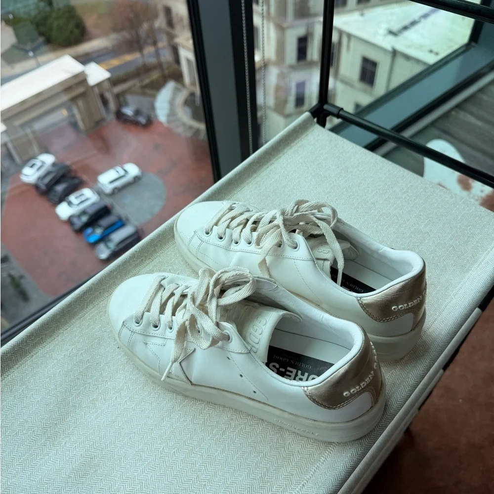 White and Gold Golden Goose - Picture 3 of 3